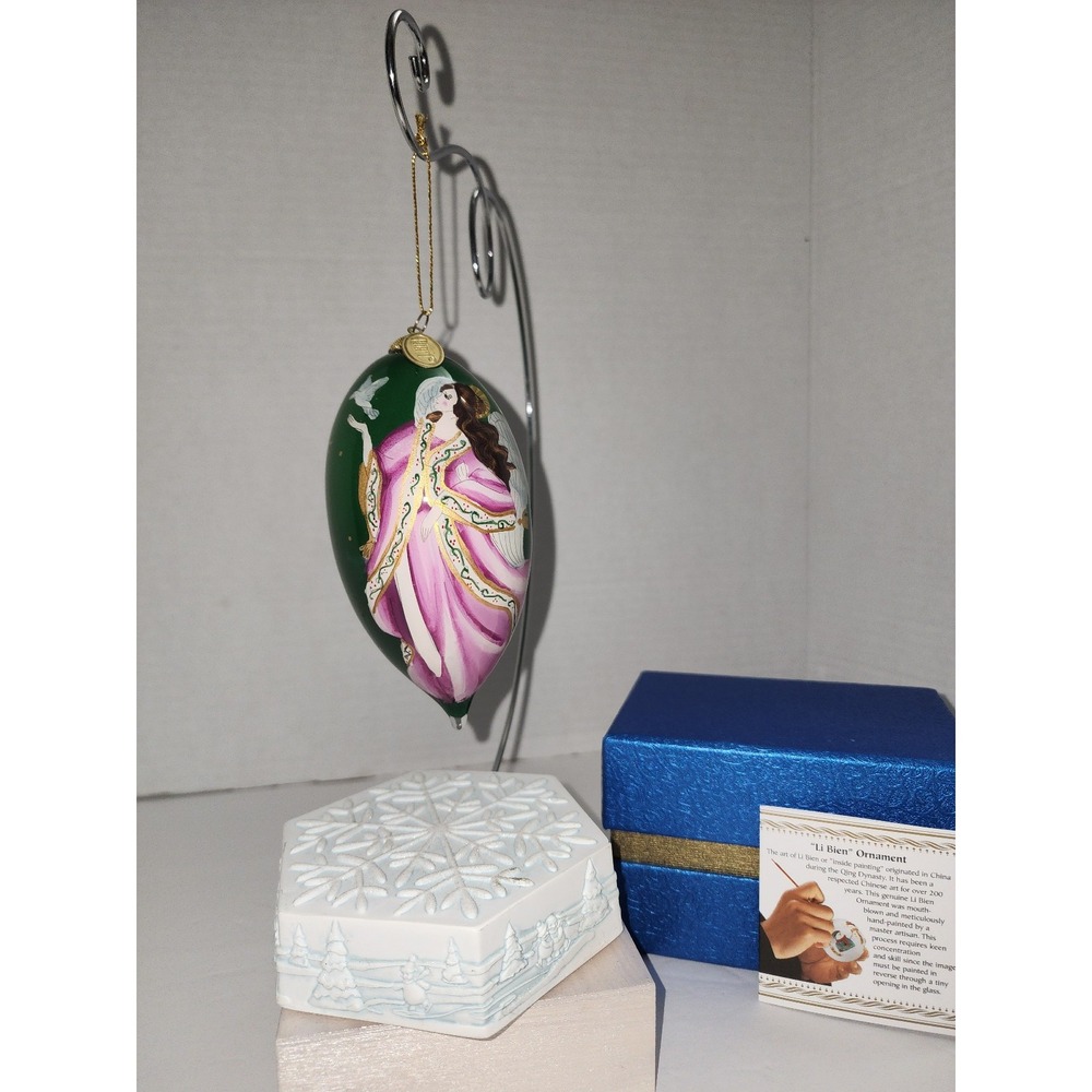 2014 Pier One Imports Li Bien Angel‎ and Doves Christmas Tree Ornament
